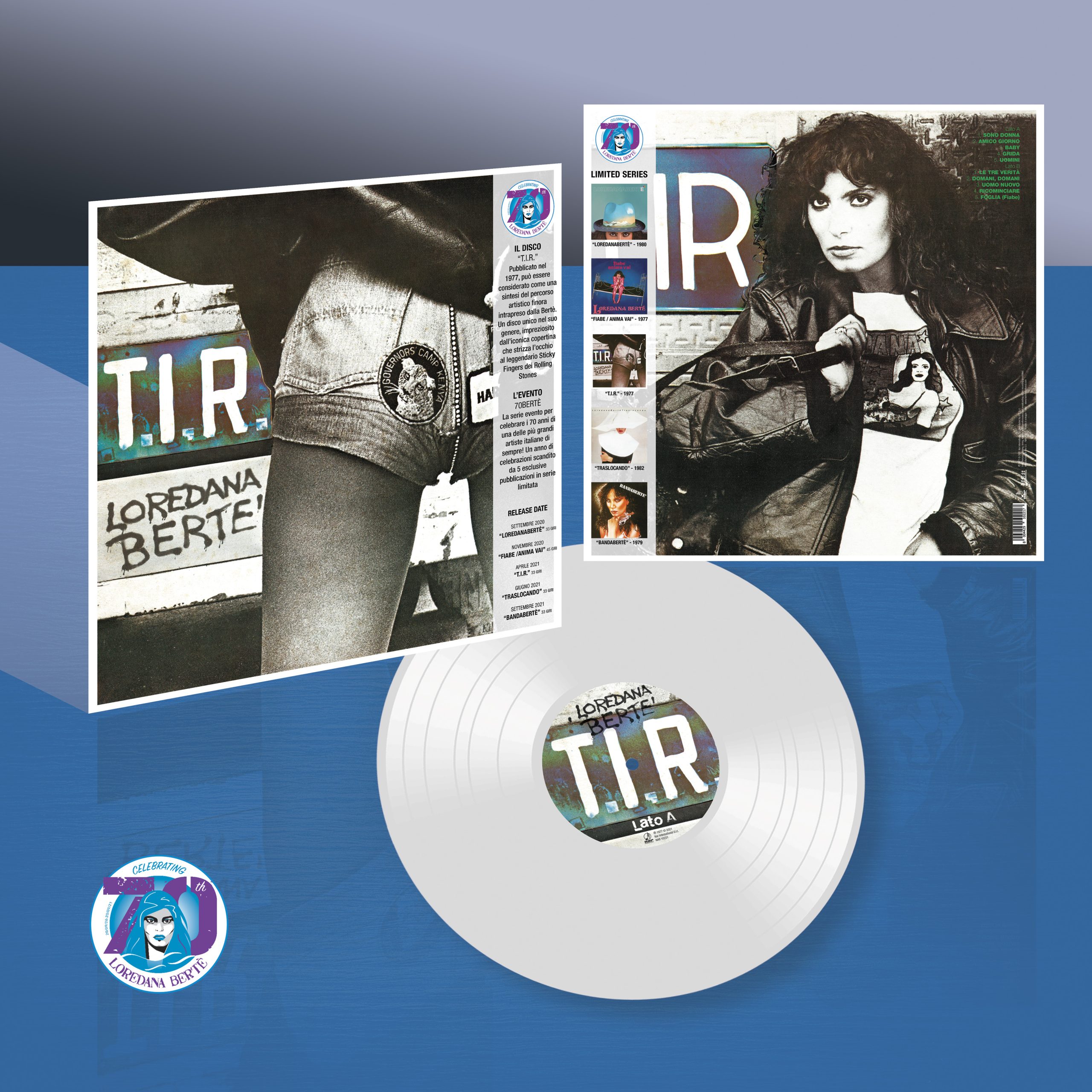 70Bertè – Vinyl collection di Loredana Bertè: “T.I.R.”